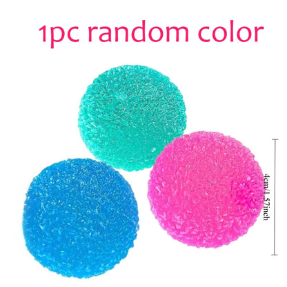 Ice Ball Maltose Squishy Toys Blue Mochi Sensory Fidgets Toy Simulated Transparent Anti Stress Slow-rebound Decompression Toy
