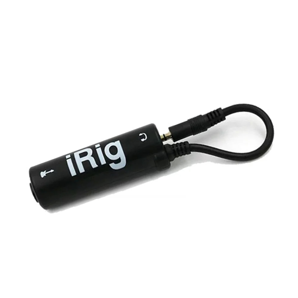 1 pc IRIG guitar interface converter 3.5mm audio cable with low background noise, high fidelity frosted anti scratch feature