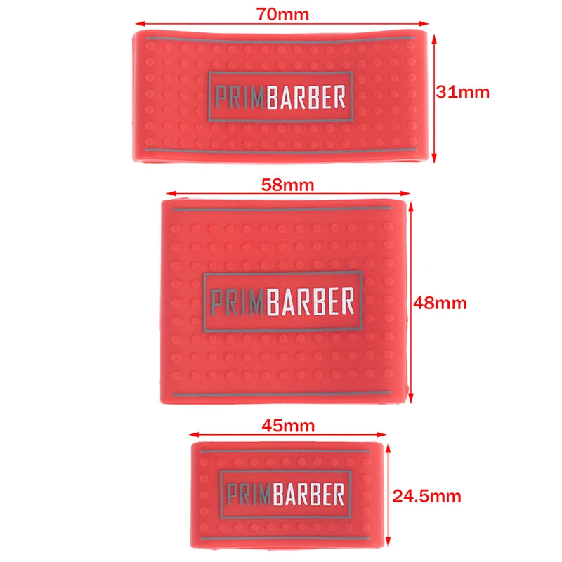 New 3Pcs Professional Barber Clipper Grip Non Slip Barber Clipper Bands Resistance Barber Sleeve Barber Hair Clipper Holder Tool