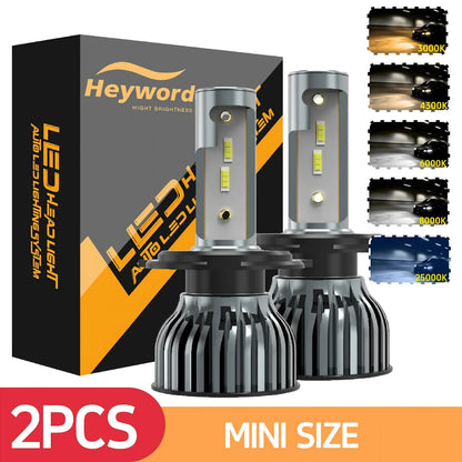 Heyword 22000lm 160W 1860 CSP chip 3000k/4300k/6000k/8000k Car LED Headlight   h4 h7 h1 LED headlights 9005 H7  h9 h11 led light
