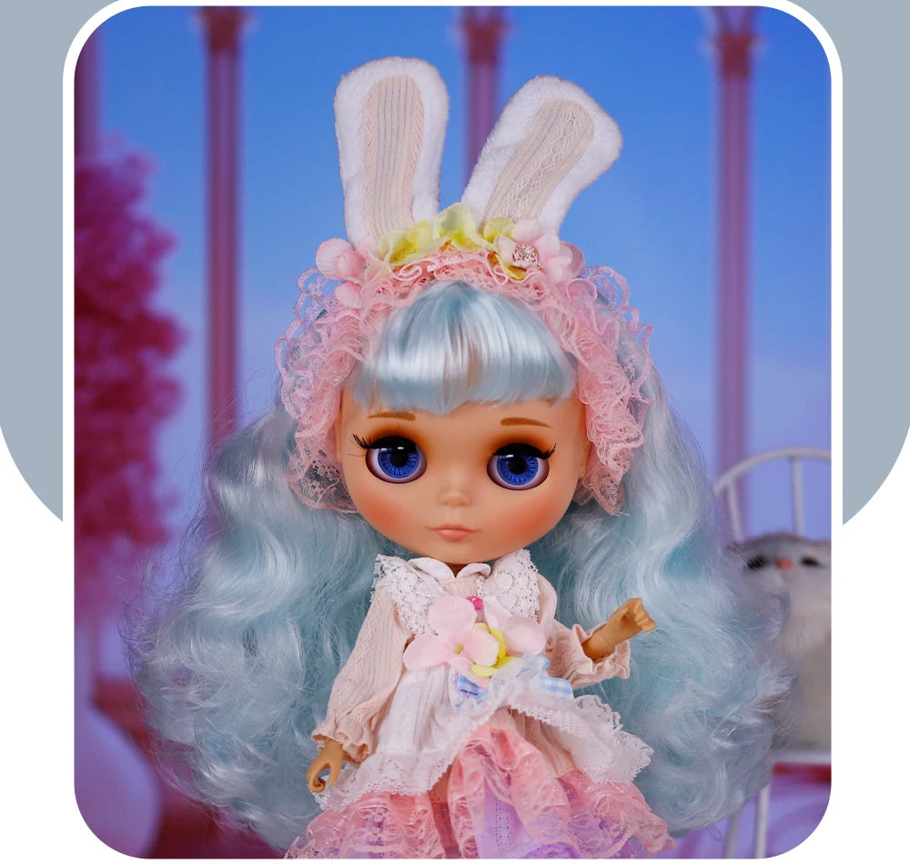 ICY DBS Blyth Doll Tan Skin Matte Face With Eyebrows Special Price 1/6 BJD JOINT body Neo Christmas Gift Anime