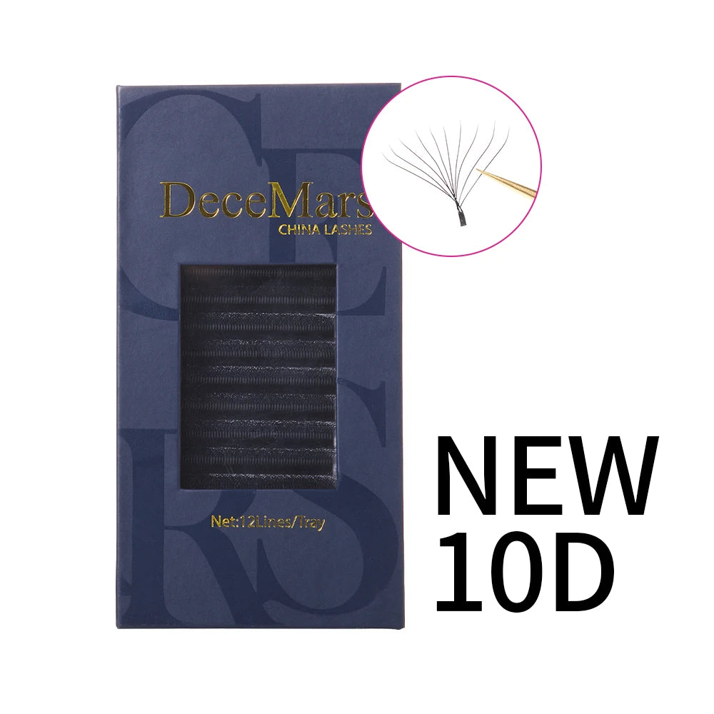 DeceMars 3DW/4DW/5DW/6DW/NEW 6DW/7DW/8DW/NEW 8DW/9DW/10DW/NEW 10DW Eyelash Extension for Makeup