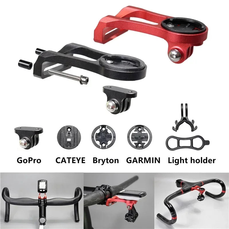 Bicycle  Mobile Camera Holder Base Metal Bike Handlebar Mount Equipment Mountain Road Cycling Bracket for Garmin Bryton CATEYE