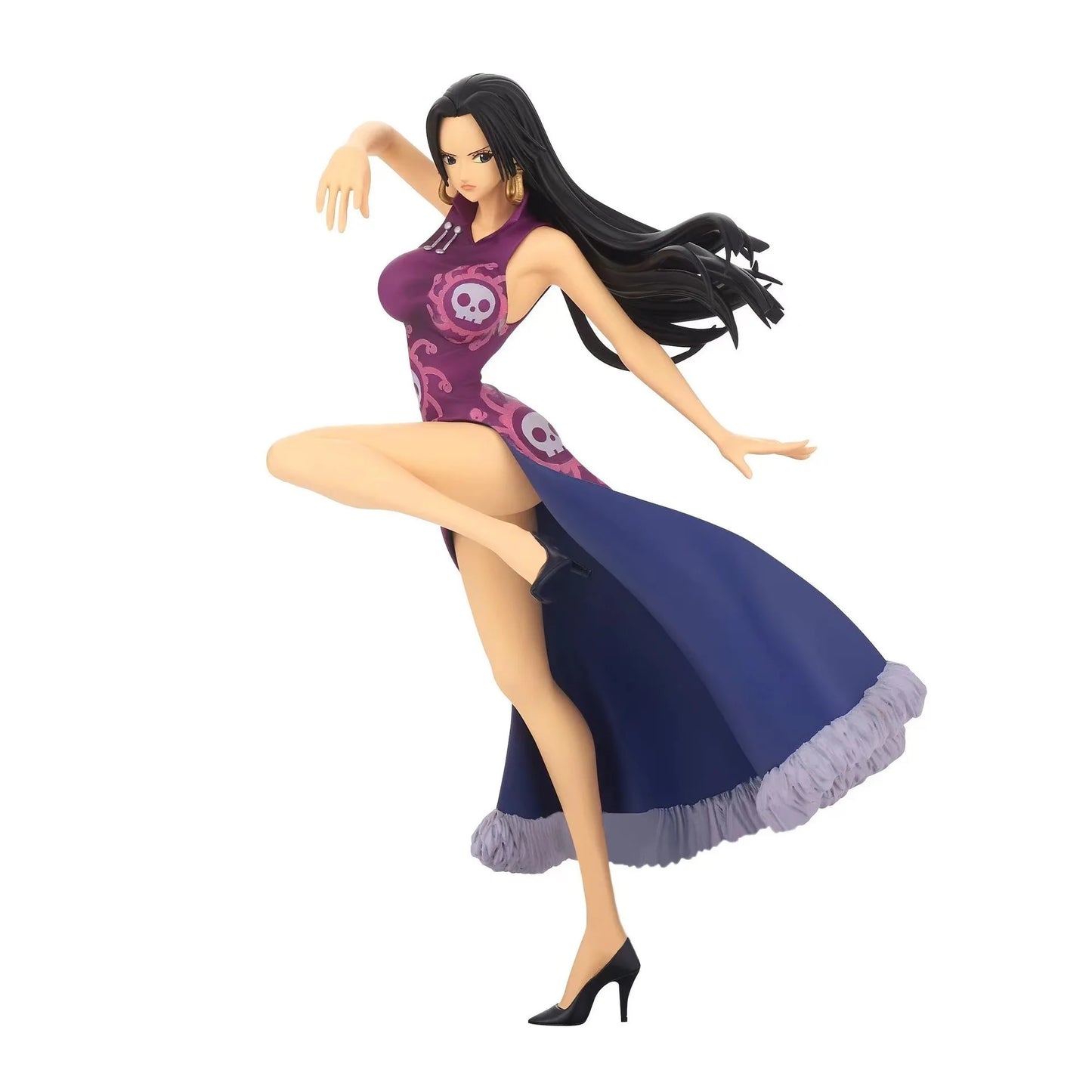 One Piece Anime Boa Hancock Figures Toys GK Snake Princess Action Figure 21CM Sexy Cheongsam Girl Doll Figurines Statue