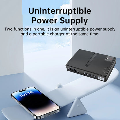 AC85-265V DC1018L Router 5V9V12V Optical Cat Monitor Backup Uninterruptible DC Power Supply Charger Cell Phone UPS No Battery