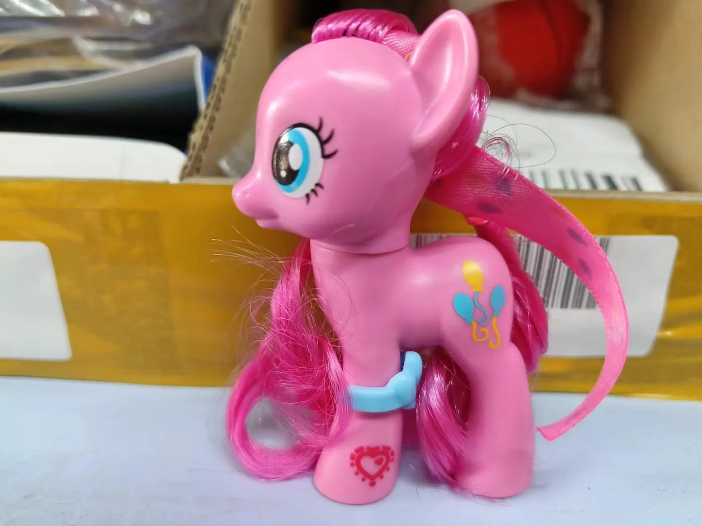 Original Hasbro My Little Pony Anime Figures Cute Twilight Sparkle Rainbow Fluttershy Pinkie Pie Rarity Collect Model Toy Gift