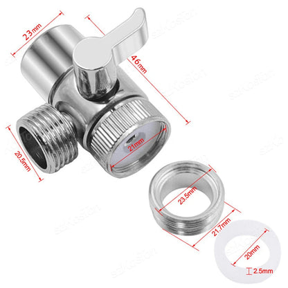 Faucet Switch Adapter Kitchen Sink Splitter Diverter Valve Water Tap Sprayer Connector Toilet Bidet Shower Bathroom Accessories