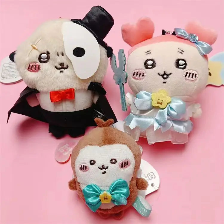Japanese New Chiikawa Super Magical Girl Plush Doll Self-deprecating Bear Series Hachiware Usagi Momoka Plush Toy Girl Gift