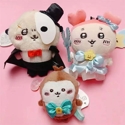 Japanese New Chiikawa Super Magical Girl Plush Doll Self-deprecating Bear Series Hachiware Usagi Momoka Plush Toy Girl Gift