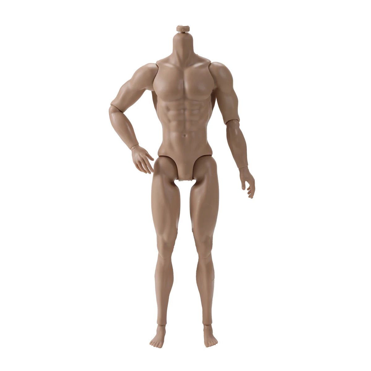 30CM Beige Coffee 1/6 Male Yoga Doll Body DIY Dressing Doll Figure Parts Accessories for Collectible Toys