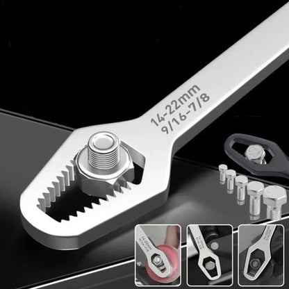 Universal Adjustable Torx Wrench 3-17mm Double-Headed Self-Tightening Glasses Wrench Board for Factory Hand Tools Spanner