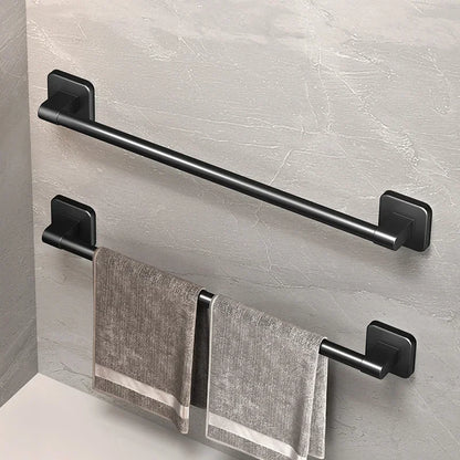 Bathroom Towel Rack Towel Holder Self-adhesive Bathroom Towel Rack Hooks  Bathroom Shelf Without Drilling Towelrack Bathroom