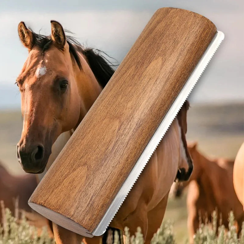 Pet Cleaning and Beauty Brush, Horse Sweat Scrat, Suitable for Cat, Dogs, Rabbit, Animal Stables, Horse equipment Cleaning Tools