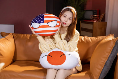 10/30/40cm Polandball Plush Doll Countryball Country Ball Toy Plush Pendant Stuffed Doll Christmas Children Gift