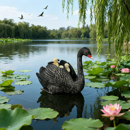 Oenux Poultry Model Simulation Goose Swan Gaggle Duck Flock Action Figures Farm Animals Figurine Miniature Education Kids Toy