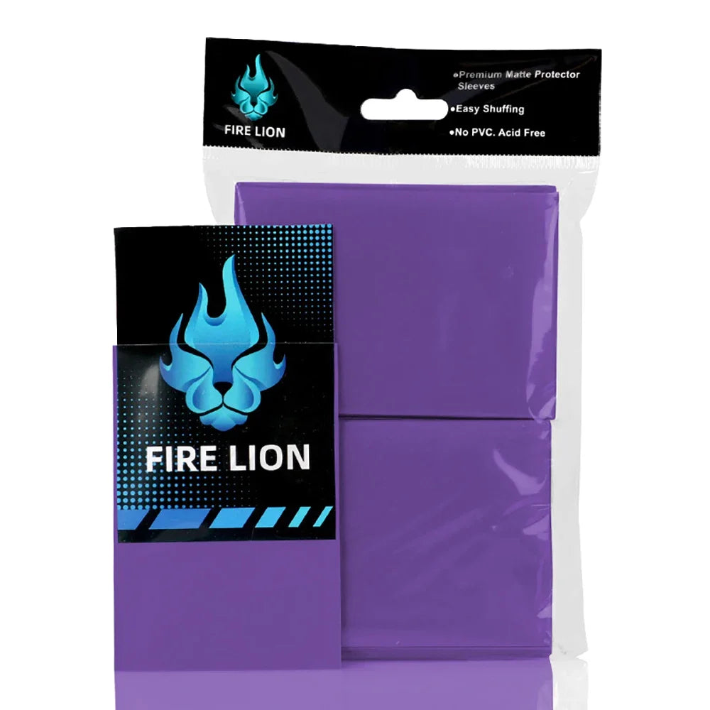 66x91mm 100PCS/Set Solid Matte Trading Card Sleeves Standard Size Card Protector for PTCG/TCG /MTG