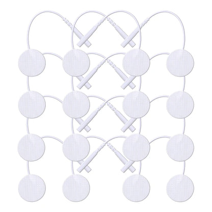 25mm Self-Adhesive Electrode Pads with Conductive Gel for EMS Electric Muscle Stimulator Pulse Massager Replacement Accessory