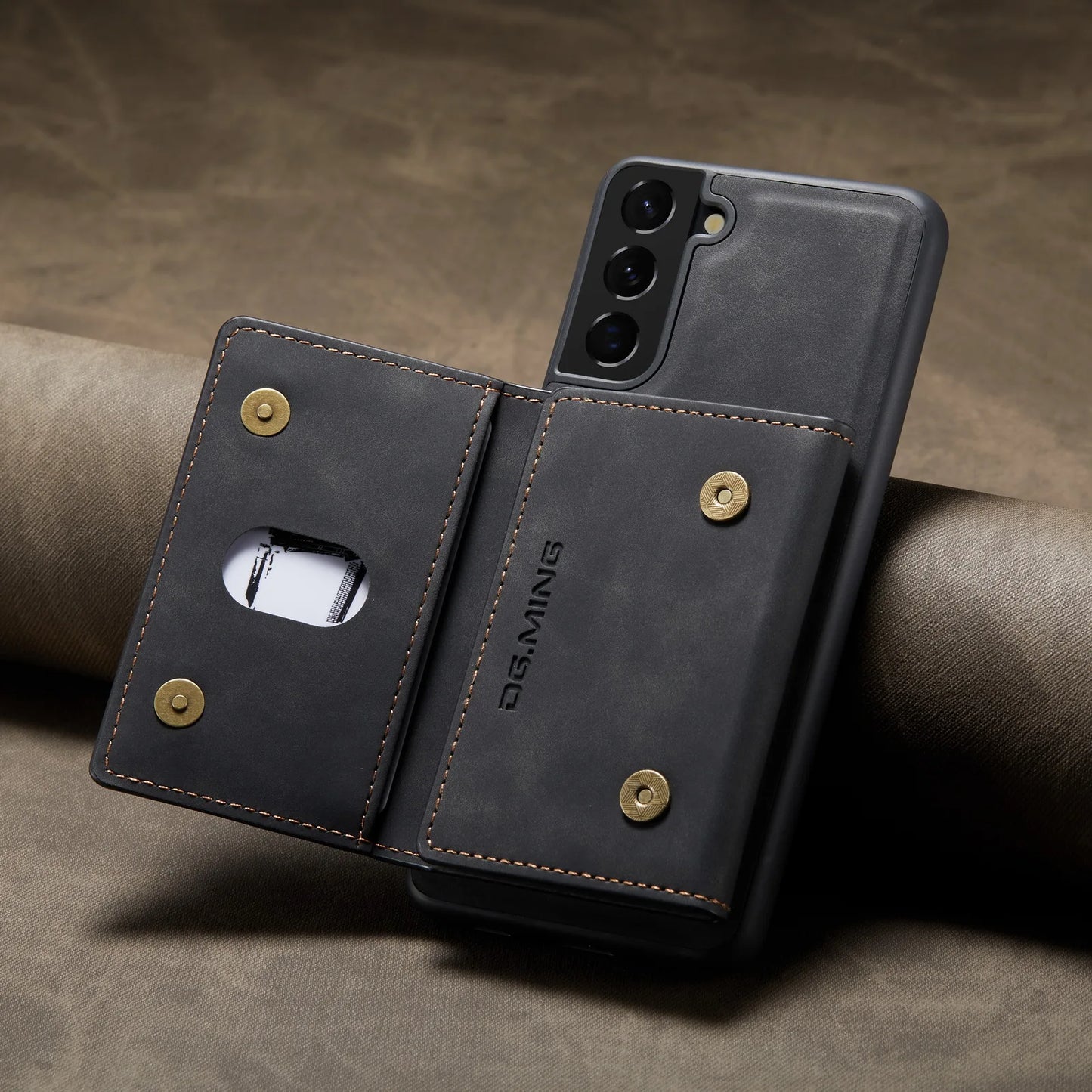 Magnetic Detachable Leather Wallet Case for Samsung Galaxy S25 Ultra S24 FE S23 Plus S22 A16 A36 A35 A55 A15 Cards Holder Cover