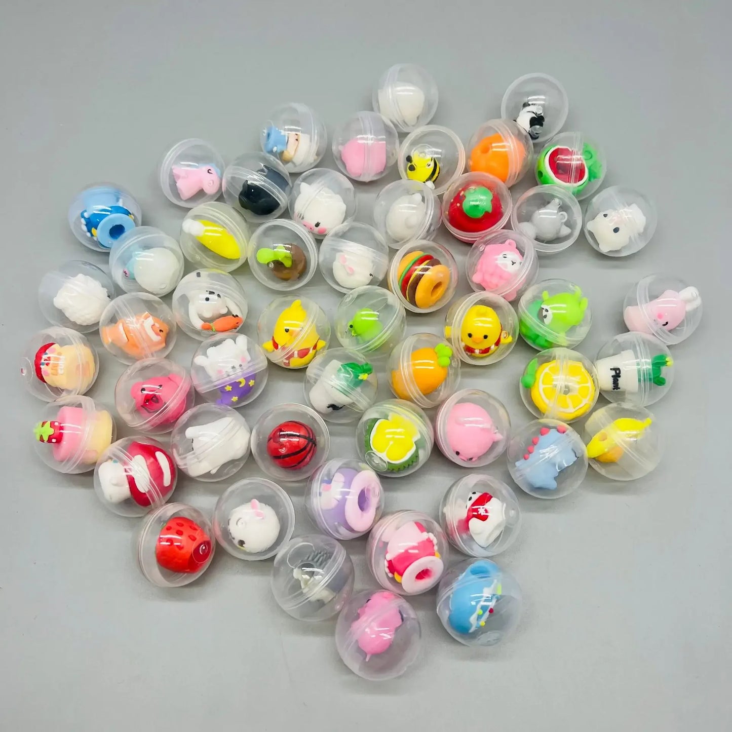 20/40pc Cute Animal Plush Doll Cartoon Rabbit Bear Stuffed Toy Soft Plush Toy Mini Claw Machine Doll Accessories Toy Girl Gift