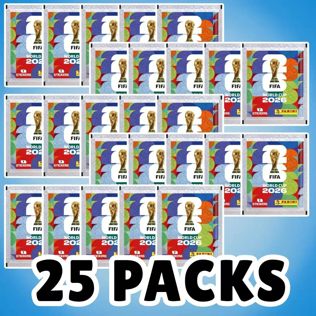 Panini 2026 FIFA World Cup USA Mexico Canada Complete Sticker Box Football Collectible Souvenir Gift For Soccer Fans Collectors