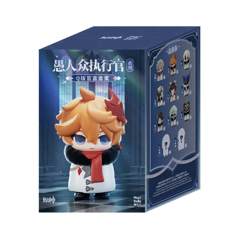 Mihoyo Genshin Fatui Harbinger Blind Box Anime Figure Collectible Merchandise Mystery Gift Ornament for Game Lovers