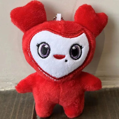 9pcs Plush Korean Super Star Plush Toy Cartoon Animal TWICE Momo Doll Keychain Pendant Keybuckle PlushToy for Fans ONCE Girls