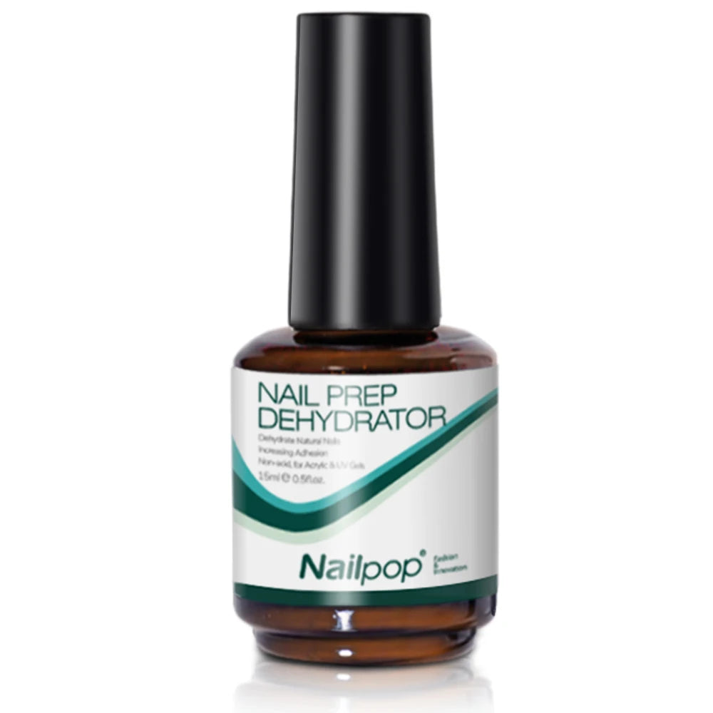 NAILPOP Nail-Primer And Nail Prep Dehydrator 15ML Nail Polish Soak Off UV/LED Base Primer Gel First Nails Gel for Manicure Tools