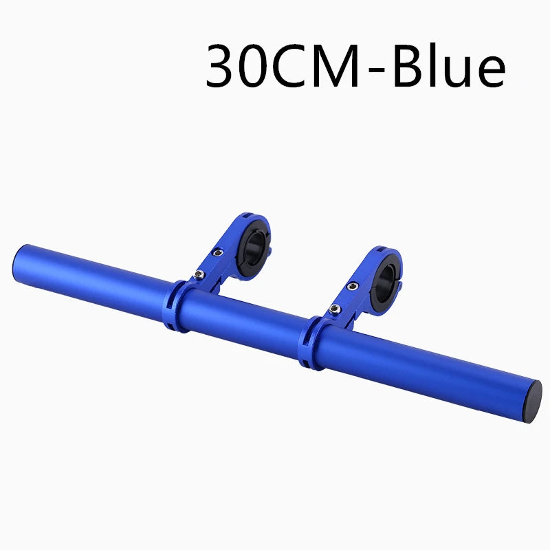 10/20/30cm Bicycle Handlebar Extended Bracket MTB Headlight Mount Extented Bar Road Mountain Bike Handlebar Extender Rack Parts