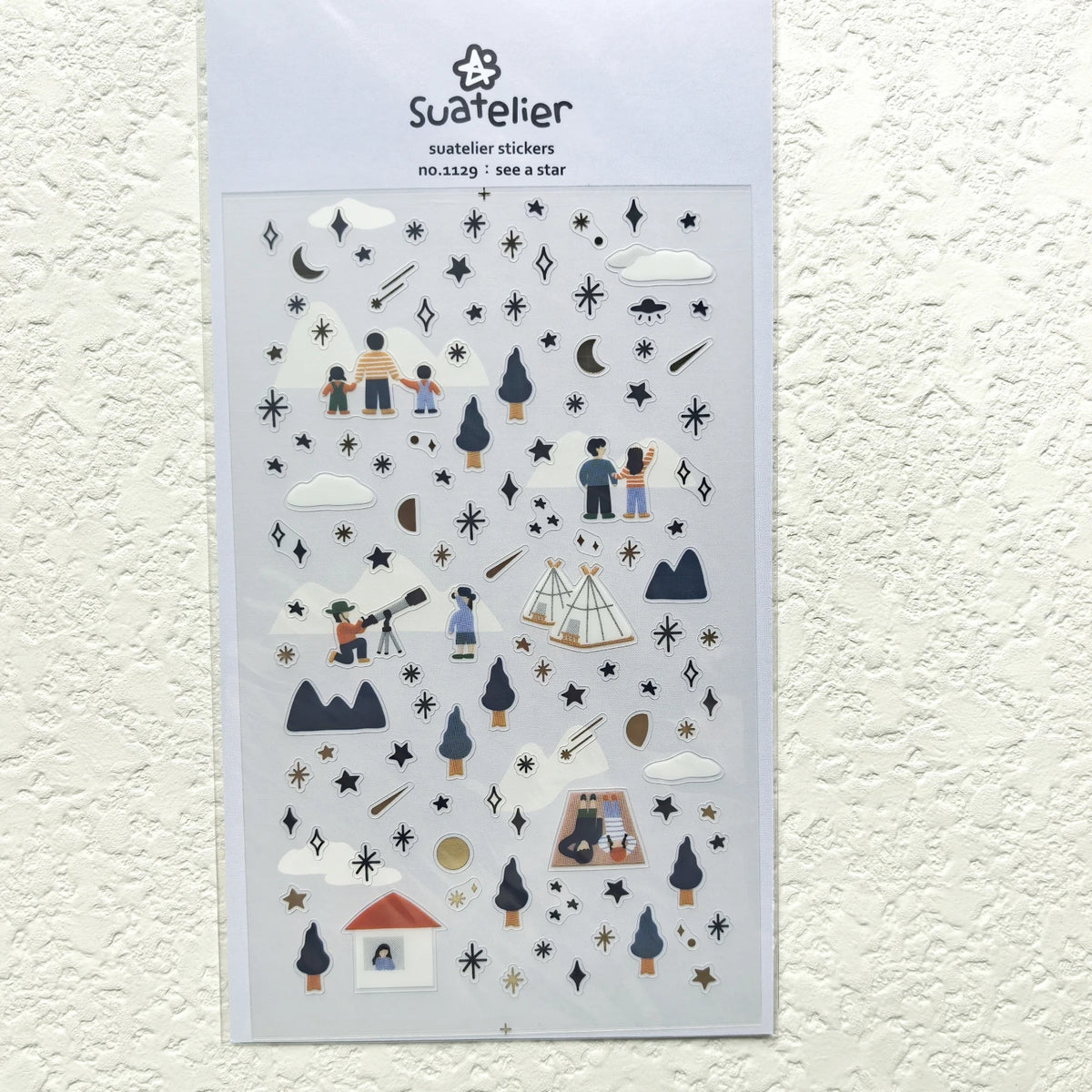 Korean Import Suatelier Travel Home Life Study Friend Stickers Scrapbooking Diy Journaling Diary Stationery Sticker School Gift