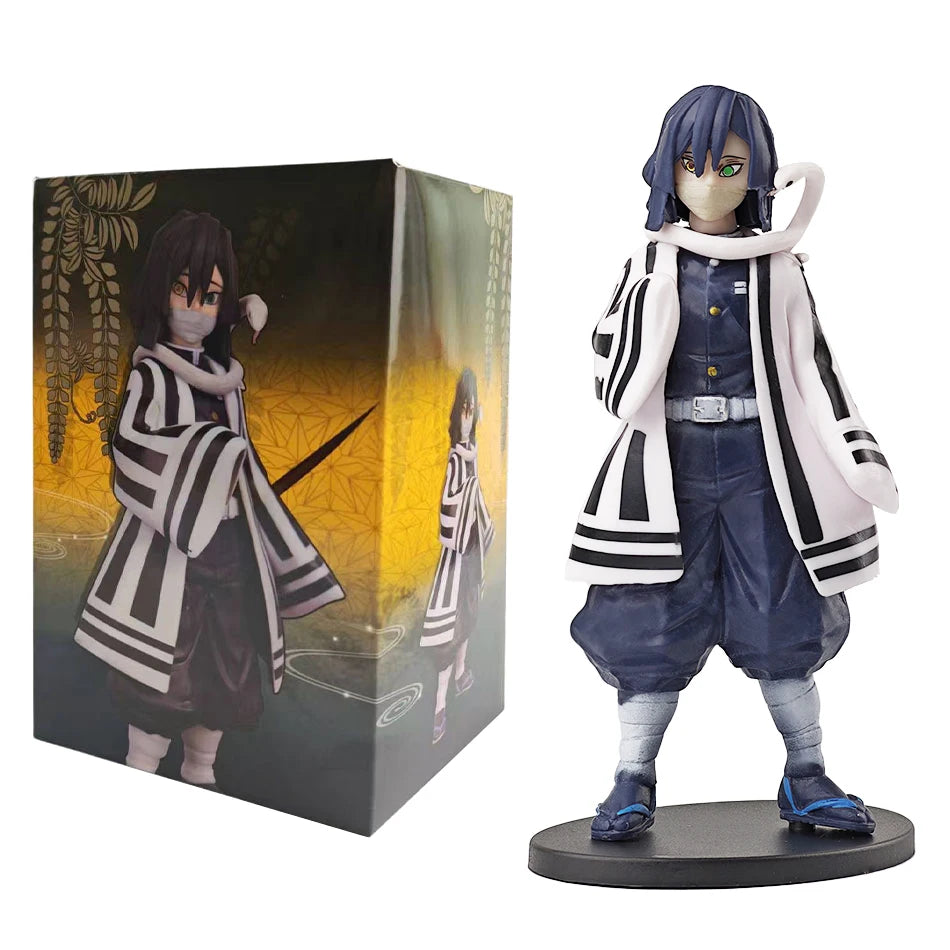 Anime Figure Kamado Tanjirou Nezuko Demon Slayer Figure Action Figures PVC Model Toys Zenitsu Figurine Inosuke Kimetsu No Yaiba