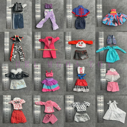 Original 24cm OMG Big Sister Doll Clothing Girl DIY Fashion Change Festival Gift Toy