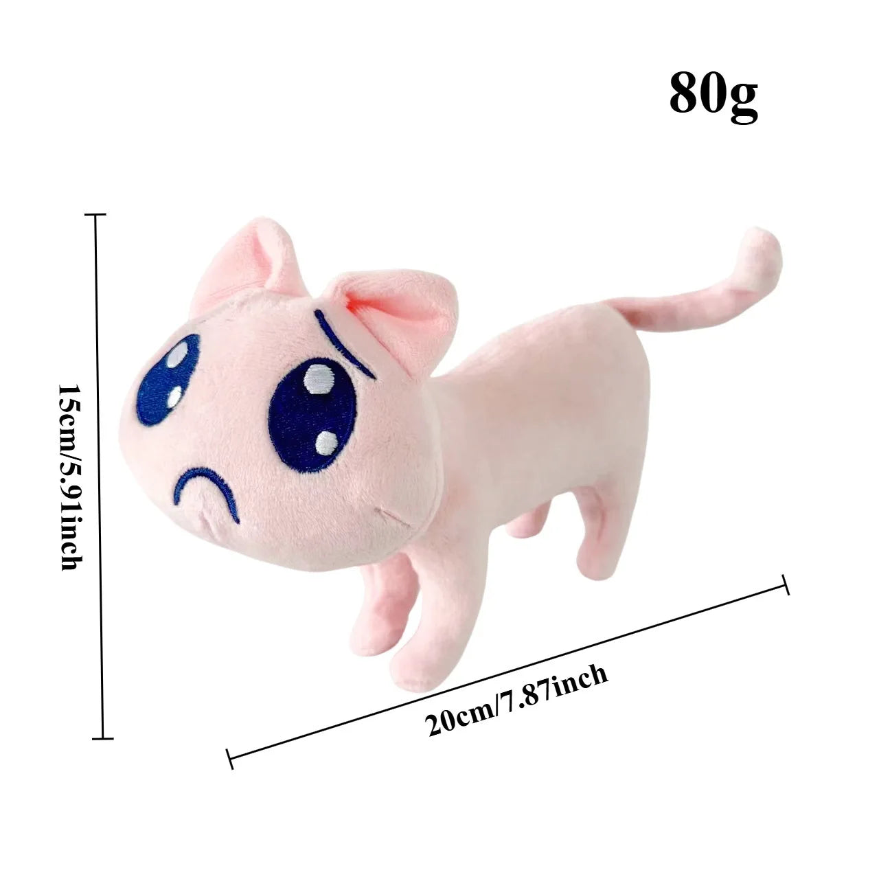 Kawaii Cartoon Game Needy Girl Overdose KAngel Cosplay A P Pink Cat COS Sugar A P Cat Plush Toy For kids Birthday Halloween Gift