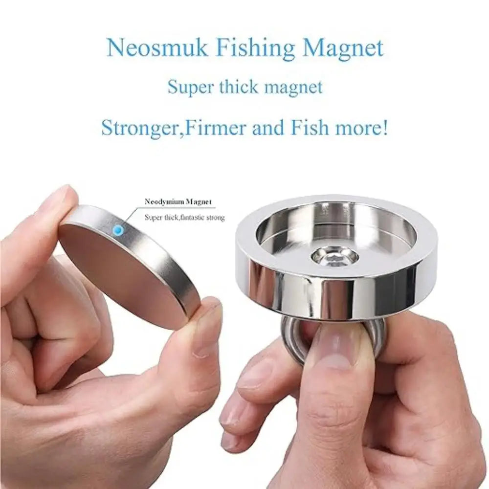 Neodymium Magnet N52 Heavy Duty Magnet with Countersunk Hole Eyebolt Salvage Searcher Magnets