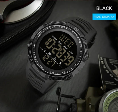 SANDA 6014 Military Sport Watch for Men Clock Digital Wristwatches Shockproof Countdown Waterproof Bracelet Relojes Para Hombre