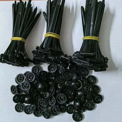 Cable tie buckle fixed through the core nail cable tie buckle mudguard fender inner lining trunk buckle