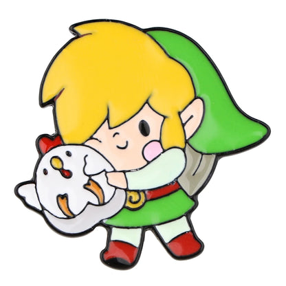 Link Enamel Pins Anime Games Lapel Pin Brooches for Backpack Collection Manga Badges Jewelry Accessories