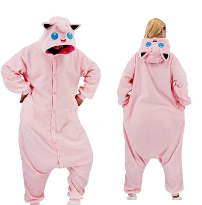 Pokemon Cosplay Costume Men Women Kigurumis Anime Onesie Hallween Carnival Party Outfit Gengar Pikachu Funny Jumpsuit