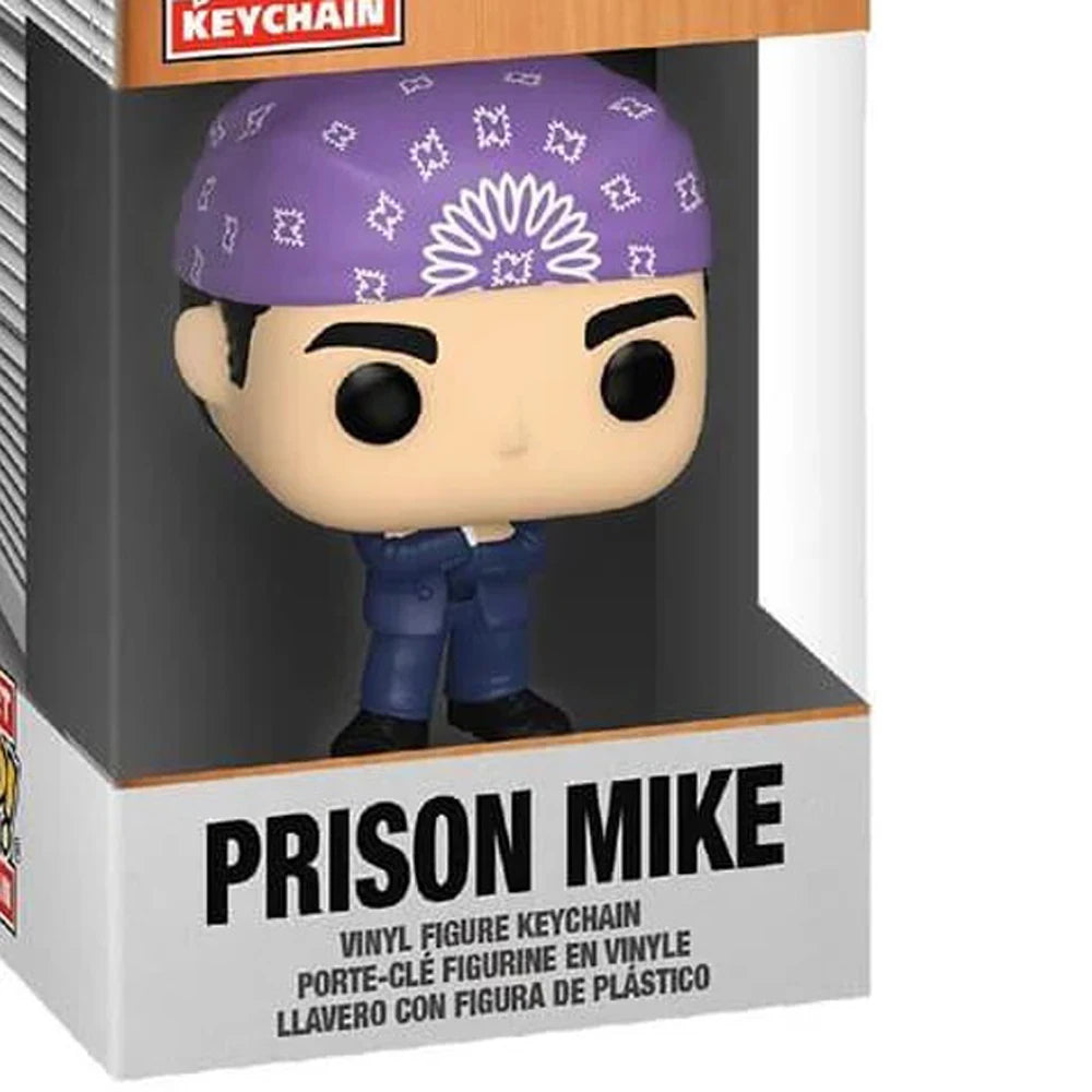 Pocket Keychain The Office Dwight Schrute Prison Milk Figure Pam Beesly Kevin Toys