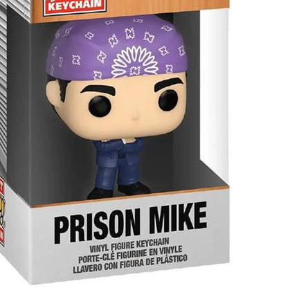 Pocket Keychain The Office Dwight Schrute Prison Milk Figure Pam Beesly Kevin Toys