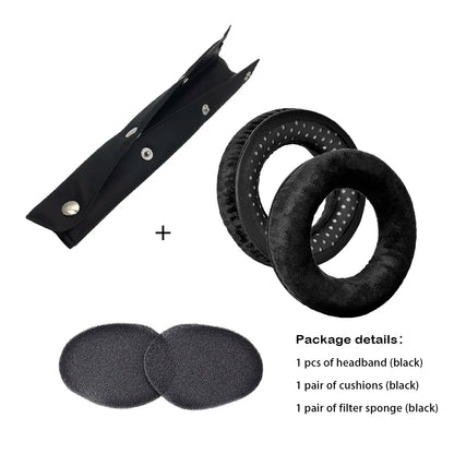 DT 770 Replacement Ear Pads Ear Cushion Earpad Compatible with beyerdynamic DT990 / DT880 / DT770 PRO Headphones Gamer Headband