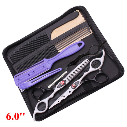 6'' Professional Hair Scissors Cutting Shears Thinning Hairdressing Haircut Salon Barber Home Japanese Steel Dropshipping A1019