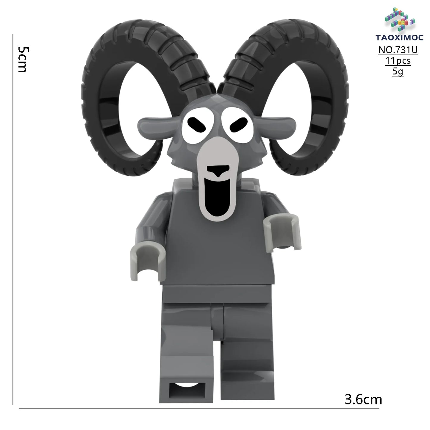 99 Nights in the Forest Toy Owl Goat Deer Monster Building Block Set Model Assembly Building Blocks Halloween Decoration Gift