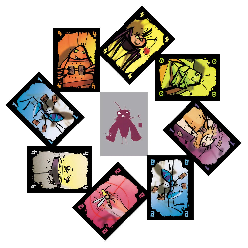 Polilla Tramposa Español Playing Card Game The Cheating Moth Spanish Board Game Juego Cartas Family Games For Party