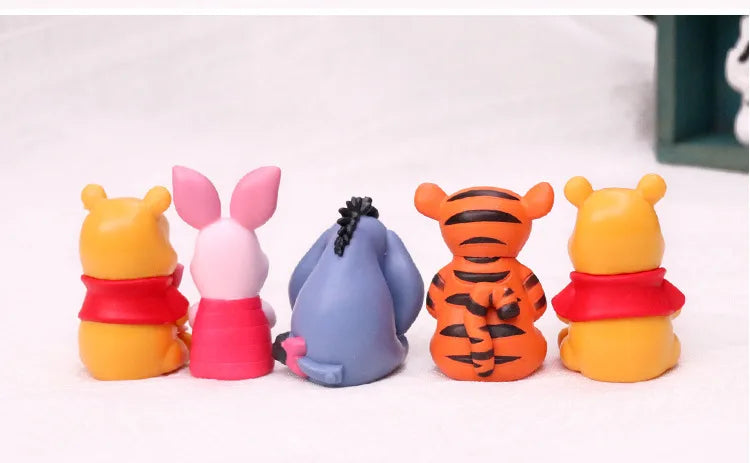 10pcs/set Cartoon Winnie The Pooh Action Figure Toy Pooh Bear Tigger Eeyore Piglet Action Figure Dolls Toy Gifts For Kids