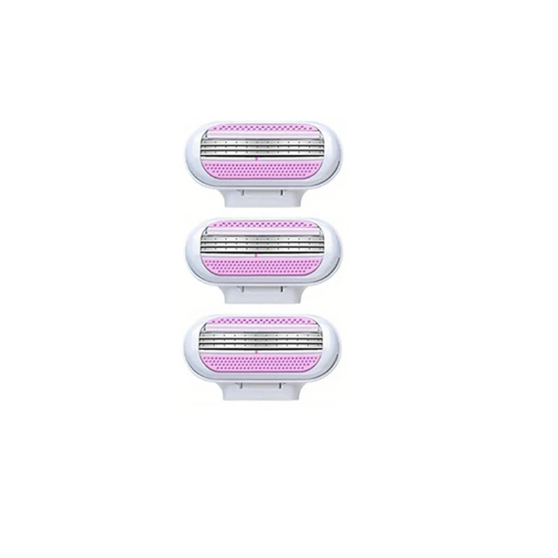 3-Layer Manual Shaving Razor – Ultra-Sharp Blades for Effortless Glide, Anti-Irritation Design, Long-Lasting Durability, Perfe