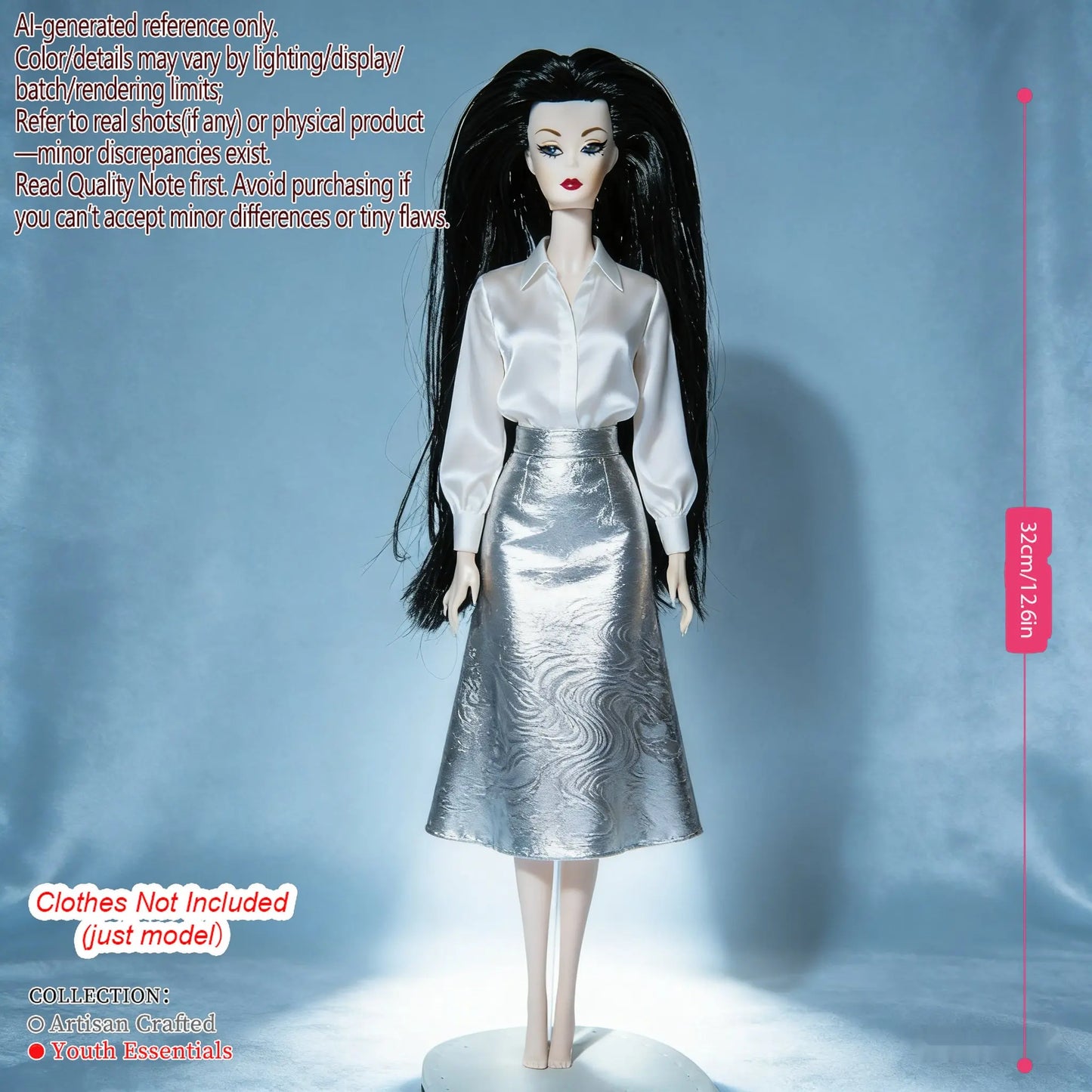 Multi-Joint BJD Model, 1/6 Scale 12-Joint, Changeable Makeup Premium Craft (no clothing)