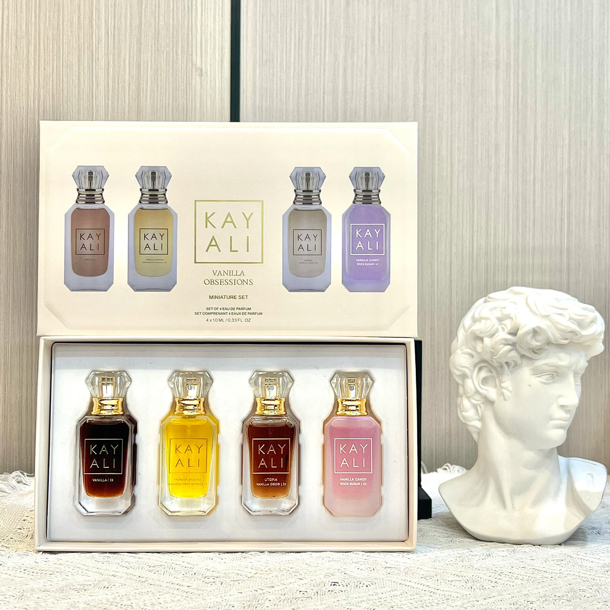 40ml Mini Perfume Set 4x10ml Vanilla Coconut Candy Floral Eau De Parfum Travel Gift Set Sweet Long Lasting Fragrance Women