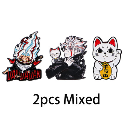 Anime Characters Enamel Brooches Badge on Backpack Lapel Pins For Clothing Fashion Jewelry Accessories Friend Gifts