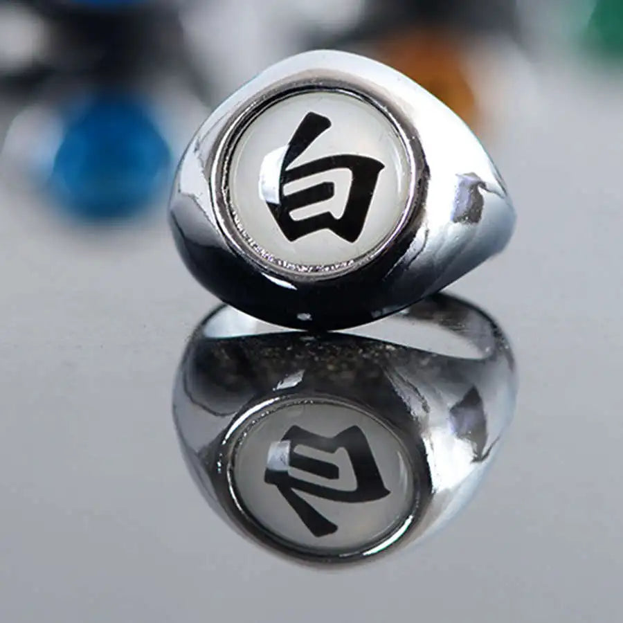 10PCS/Set Anime Akatsuki Itachi Metal R-ings Cartoon Cool Cosplay Accessory Props Boy Children Action Figure Toy Gift