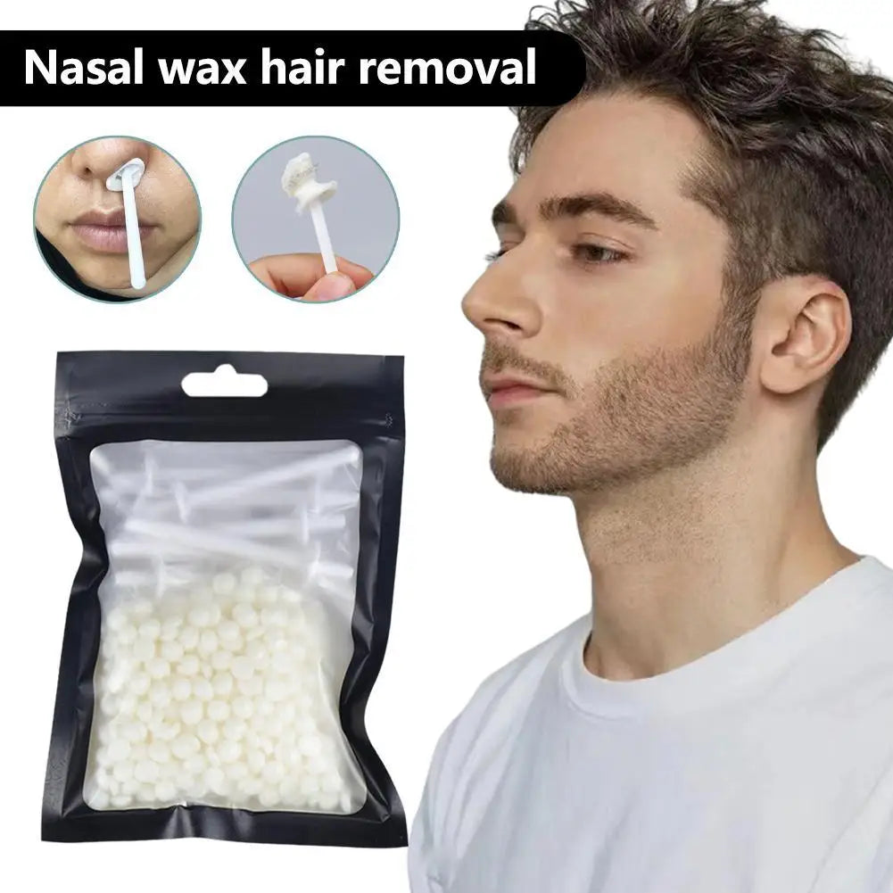 25g/50g Portable Nose Wax Kit Painless Ear Nose Hair Removal Wax Kit Sticks Nail Wax Cleaning Nose Beauty Tool For Men And Women